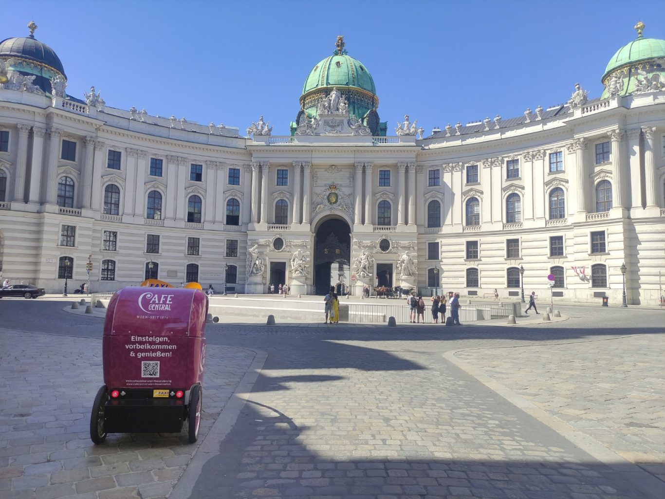 Wien Rikschatour FAXI Michaelerplatz FAXI Michaelerplatz