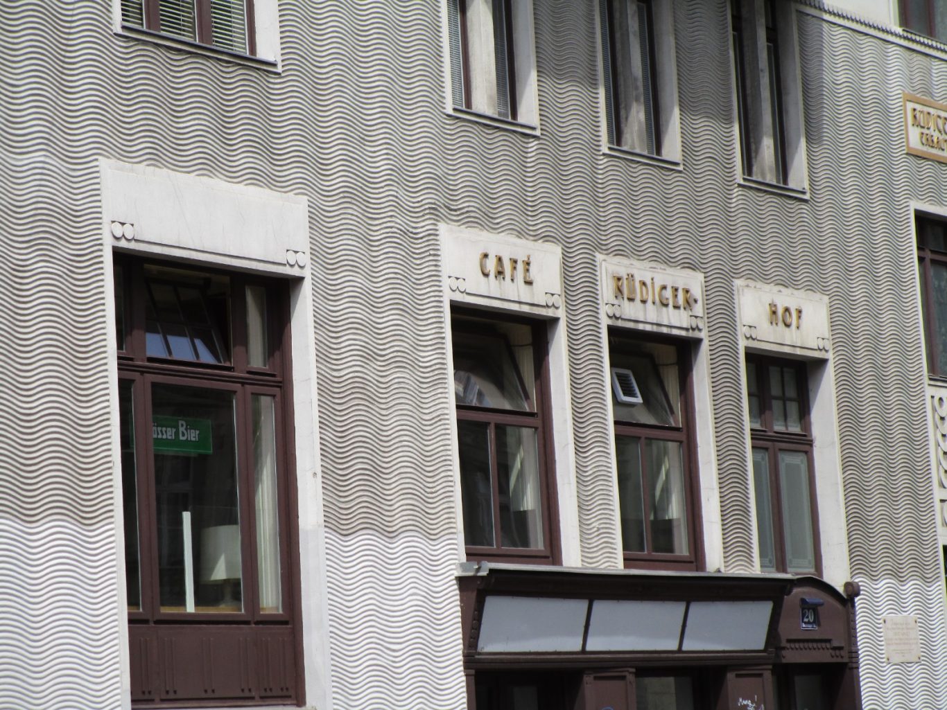 FAXI Citytour Cafe Rüdigerhof Jugendstil Jugendstil Cafe Rüdigerhof